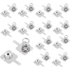 Cutelec 20Pairs Battery Springs AA Battery Negative to Positive Conversion