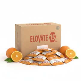 Fast Acting Glucose Powder Packets, Orange- Quick Dissolving, 15g Pure, Gluten-Free Glucose Packets | Oral Dextrose Powder for Kids & Adults | Easy-to-Carry Pocket Sized Slimpaks (Pack of 100)