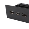 USB Front Panel Hub 5.25in 4 Ports High Speed Stable