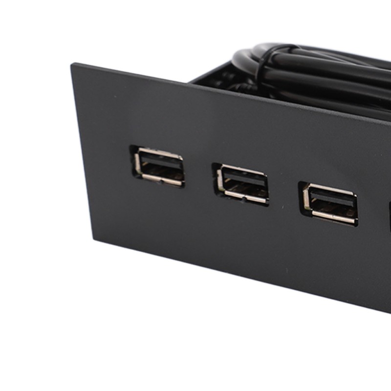 USB Front Panel Hub 5.25in 4 Ports High Speed Stable