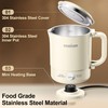 Stariver Portable Travel Kettle, 600ML Small Electric Kettle with Foldable