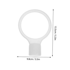 ULTECHNOVO 6pcs Traffic Cone Connectors Safety Barrier Rings for Sports Training and Crowd Control Easy to Install Flexible Connectors for Traffic Safety