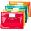 FANWU Plastic File Folder Poly Envelope Expanding File Wallet Document