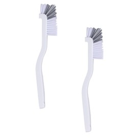 2PCS Dish Brush Set Kitchen Cleaning Brush for Corners and Edges Bottle Bathroom Grout Scrub Brushes Sink Brushes with Handle for Cleaning Small Spaces Dishes Household Use