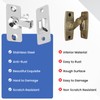 Aifeier ET 2-Pack Mini Size 90 Degree Door Latch, Small