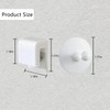 Resdenio Toothbrush Holder Wall Mounted, 2pcs Suction Cup Toothbrush Holders