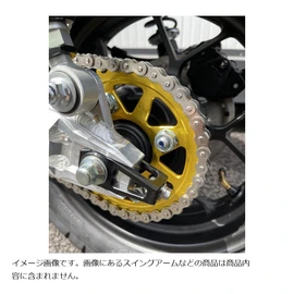 Gcraft 31511 Rear Sprocket, 37 Pieces, Monkey 125 (JB03)/GROM (JC92), Gold Anodized