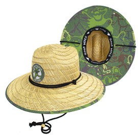 Peter Grimm, Grateful Dead Lifeguard Sunhats, Straw Unisex (River) Natural