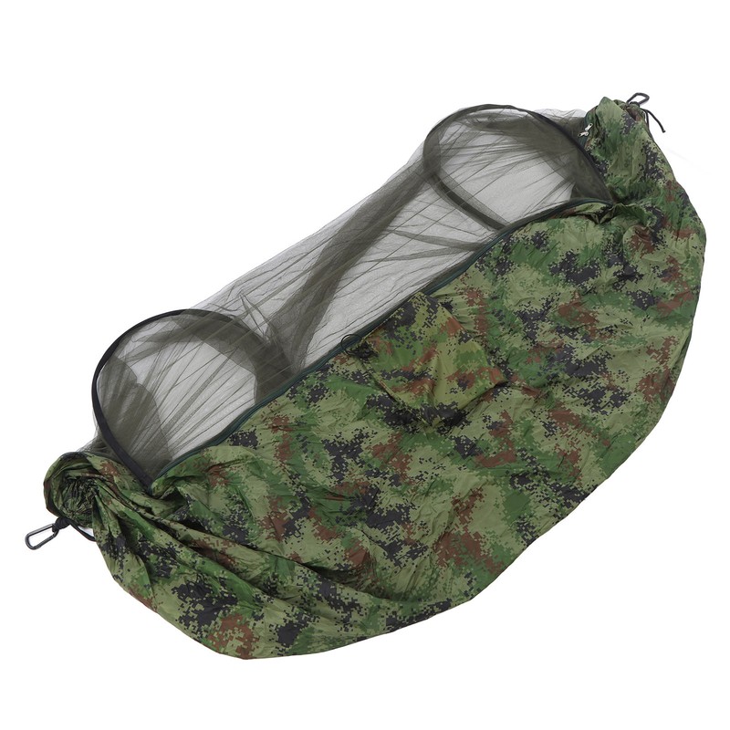 Camping Hammock 2 Persons 440lb Capacity Camo Color Bed Net