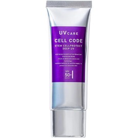 Cellcode Stem Protect Deep UV (1.4 oz (40 g) SPF50+ PA++++ Sunscreen Cream Exosomes Niacinamide Ceramide Makeup Base Face Body Unscented Skin Care Moisturizing UV Care