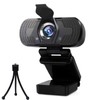 RIBHNXHI 1080P Webcam HD N5 with Built-in Microphone, 110 Degree