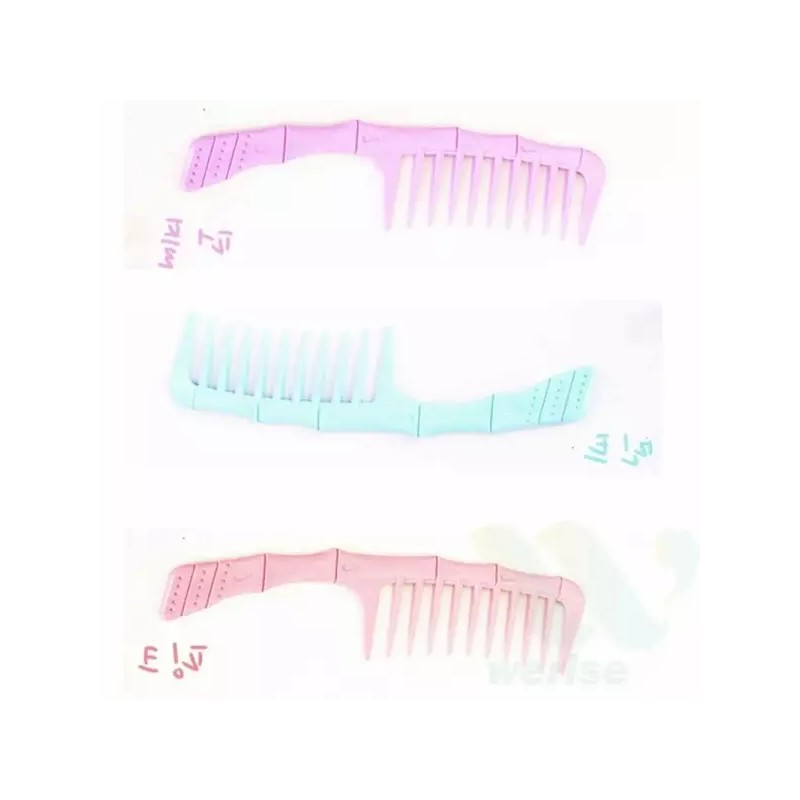 WeeRise 위라이즈 파마전용빗 미용실빗 미용도구 여행용빗 플라스틱빗 Weise Perm Dedicated