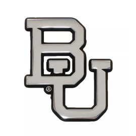 Baylor Bears BU Metal Auto Emblem