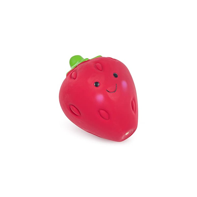 Petface Latex Strawberry Soft Chew Dog Toy, Large