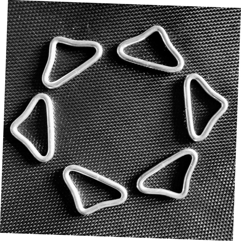 Sosoport 36Pcs Portable Triangle Buckles for Trampolines Durable V Shaped