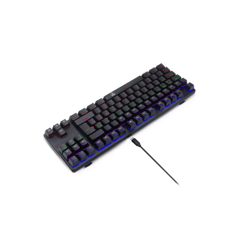 T-Dagger Teclado Gamer Mecánico Bora T-TGK313 Rainbow Blue Switch