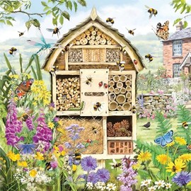 Serviette "Bienenhotel"