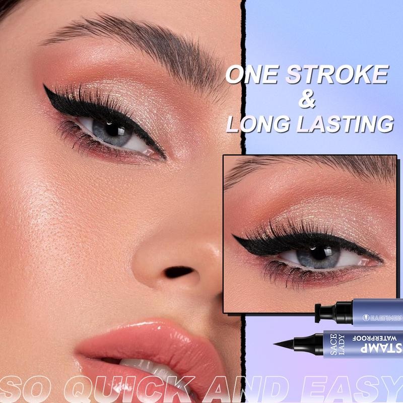 SACE LADY Waterproof Stamp Eyeliner Makeup Black Smudge-proof Pigmented Winged