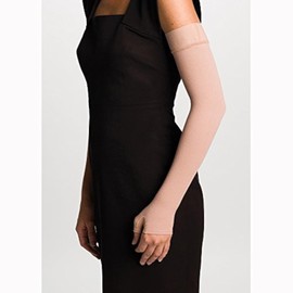 Sigvaris Advance Armsleeve 20-30 mmHg Advance Arm Sleeve with Gauntlet Plus - Beige - Large