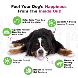 Doggie Dailies Probiotics for Dogs - Advanced Dog Probiotics with Prebiotics - Promotes Digestive Health - Supports Immune System and Overall Health (Duck) 225 Soft Chews