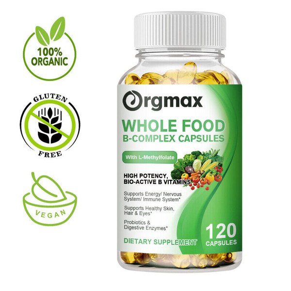 Orgmax Vitamin B Complex Vitamin B Supplement - B-Complex Vitamins