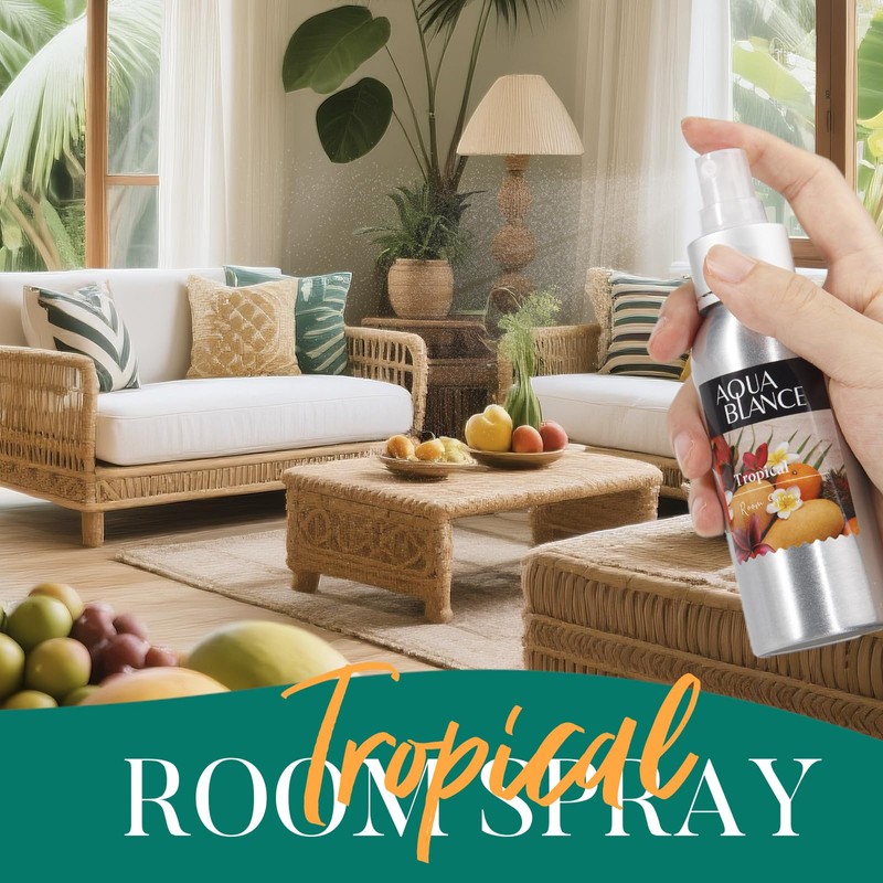 Fragrant Room Spray, Tropical, Ocean, Coconut, 3 x 3.4 fl