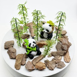 Woohome Miniature Garden Landscape, Model Scenery Tree Bark Miniature Bark Micro Landscape Bark Diorama Materials for Micro Train Landscape Railway Sand Table, 12 ~ 25 mm