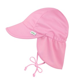 i play. Baby Girls Breathable Flap Protection Hat-Light Pink Sun Hat, Pink, 9-18 Months US