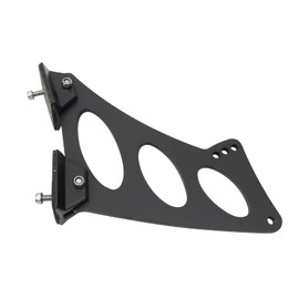 IKON MOTORSPRTS, Universal Spoiler Leg Brackets Compatible with Most Vehicles, 2PCS Car Rear Trunk Spoiler Wing Legs Mounting Brackets Side Plates V2 Style