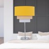 Ochre Yellow Linen Table Lamp Shade, Lampshade for Table Lamp