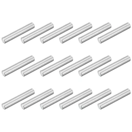 sourcing map 18Pcs M5 x 30mm 304 Stainless Steel Dowel Pin, Cylindrical Shelf Support Peg Pin Parallel Pin Fastener for Mechanical Manufacturing, Industry, Furniture Installation, Silver