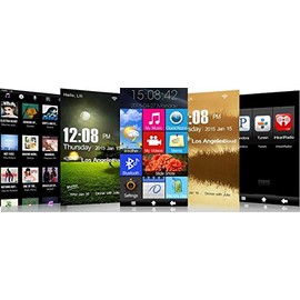 Sungale Wi-Fi Internet Radio with User Friendly Touchscreen Navigation, Listen to Thousands of Radio Stations & Streaming Music Through an Assortment of Popular apps,Black,KWS433