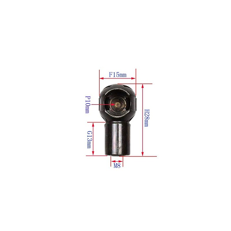 KUNSYOUKIM Gas Damper Connector End Fitting M8 Female Screw M8
