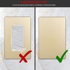 ENERLITES Screwless Blank Wall Plate, Child Safe Blank Device Outlet