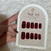 24pzs Press On Tips Uñas Postizas Soft Gel Ojo De