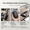 1 PC Key Fob Case, Leather Key Fob Holder with