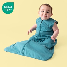schlummersack Baby Sleeping Bag All Year Round 80 cm Petrol Baby Sleeping Bag Boy 2.5 Tog Baby Sleeping Bag All Year Round Sleeping Bag Baby Cotton, petrol, 80