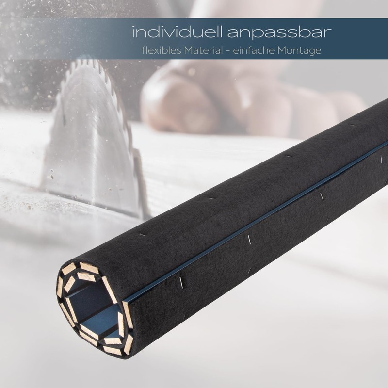 HEXIM Acoustic Panels Sample Piece - Flexible Slat Wall, Wood