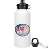 Azeeda 600ml 'Swans In Love' Reusable Water/Drinks Bottle (WT00084363)