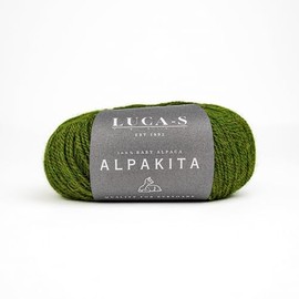 Luca-S Yarns ALPAKITA, Super Soft Alpaca Yarn, 100% Baby Alpaca DK Knitting & Crochet Yarn 50g - 125m