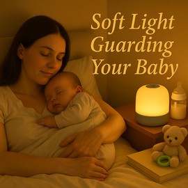 Saincustom Night Light for Kids, Baby Light for Nursery,12 Colors Changing Modes & Stepless Dimming, Nursery Night Lamp,Rechargeable Night Light for Breastfeeding,BPA Free,Touch Control