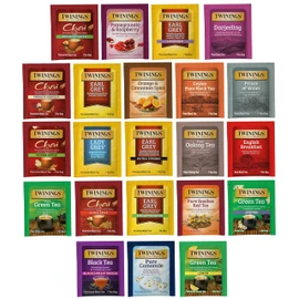 Twinings Tea Bag Sampler Assortment in Giftable Box, Variety Pack (22 Count), 22 Unique Flavours for Tea Lovers: Women, Men, Couples, Family, Friends, Coworkers