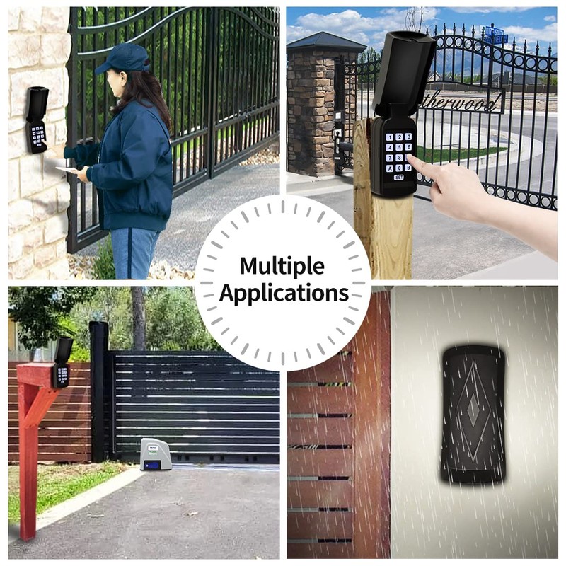 TOPENS TC188 Universal Wireless Wired Keypad Keyless Entry Keypad Waterproof