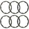 6Pcs Bicycle Flywheel Hub Washer Spacer Cassette Gasket, Aluminum Alloy