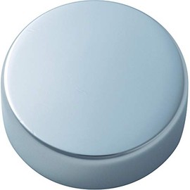 TRUSCO PF-AA070 Panel Fix, Flat Round Φ0.5 inches (12 mm), Chrome Plated, Pack of 1