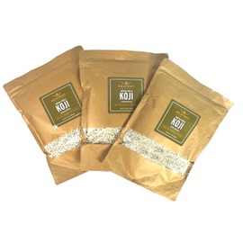 RHAPSODY ORGANIC KOJI - Made in Vermont, USA - Sweet Miso Koji/Shio Koji, 3-pack (3 x 16 oz)