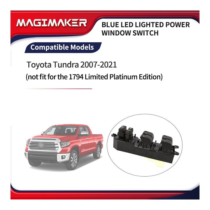 Magimaker 84820-0R040 Power Window Switch Control Panel Front Left Driver