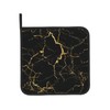 Lukbfall Black Marble Texture Oven Mitts and Pot Holders 2