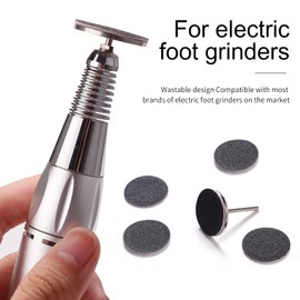 100pcs Feet Grinder Sandpaper Sanding Disc Pedicure Tool Replaceable Sanding Discs Sandpaper for Hard Dead Skin Cracked Heel Cracked Heels Dead Skin (HJ-NF037-80#)