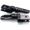 MZS Motorcycle Foot Pegs Front 360° Roating Rider Footpegs Rest